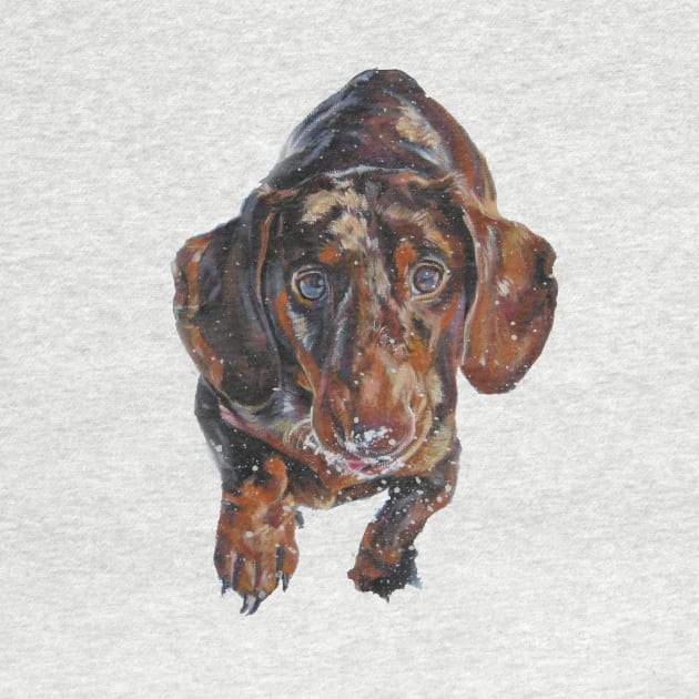 Dachshund Fine Art Painting by LASHEPARD